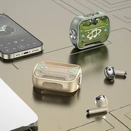 Бездротові навушники Hoco EW55 TWS gaming headset | BT5.3, 30/300mAh, 4h | gold - мініатюра 3