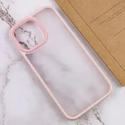 TPU+PC чохол Metal Buttons для Apple iPhone 14 Pro 6.1" Розовий - мініатюра 4