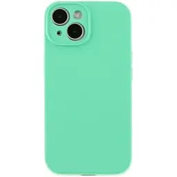 Чохол Silicone Case із захистом камери Full Apple iPhone 14 Spearmint