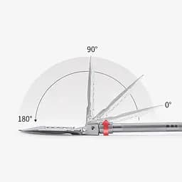 Лопата Naturehike Multifunctional outdoor shovel NH20GJ002, сріблястий - мініатюра 3