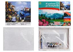 Набір для розпису по номерах Романтична Венеція, TK Group, 30x40 см, 31838