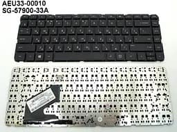 Клавіатура для HP Pavilion 14 14-B, 14-B000xx Series (UA Black Без Рамки). Оригінал.