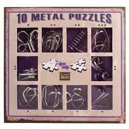 Набір головоломок Eureka Metal Puzzles фіолетовий 10 шт. (473359)