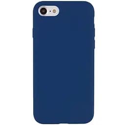Чохол Silk Full Protective (AA) NO LOGO для Apple iPhone SE (2020) / 7 / 8 (4.7") Синій / Deep navy