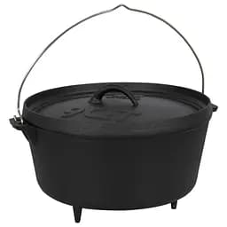 Казан з кришкою Bo-Camp Dutch Oven Cast Iron 31 cm/7.1 L Black (2122415)