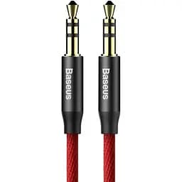 Кабель аудио Jack 3.5mm Baseus Yiven Audio Cable M30 M/M 1m Красный+Черный