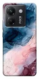 Чехол Demsky Розово-голубые разводы для Xiaomi Poco M7 Pro 5G