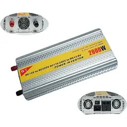 Портативний автомобільний інвертор перетворювач змінної напруги 12V-220V XPRO STRUM12 DC 2000W (4855_515)