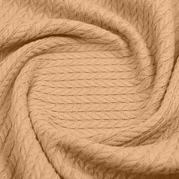 Плед-покривало Cosas Knitted Braid Sand косичка 160х230 см (Blanket_27Sand_KnittedBraid_160x230) - мініатюра 3