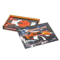Дерев'яний 3D конструктор Racing Car PuzzleOk Puz-01037 146 деталей - мініатюра 4