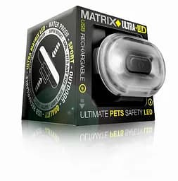 Ліхтарик світлодіодний Max & Molly Matrix Ultra Led Safety Cube для собак на нашийник помаранчевий - мініатюра 4