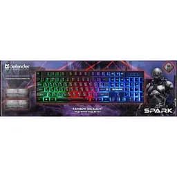 Клавіатура ігрова Defender Spark GK-300L UA LED підсвітка (45302) - мініатюра 2