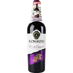 Вино Aznauri Black Currant чорна смородина червоне напівсолодке 1.5 л