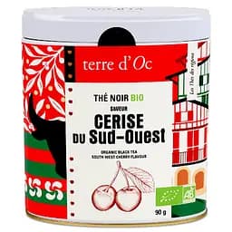 Чай черный Terre d’Oc Вишня органический 90 г