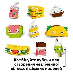 Конструктор  LEGO Classic Творчі друзі з їжею 150 деталей (11039) - мініатюра 12