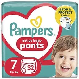 Подгузники Pampers Pants Размер 7 (17+ кг) 32 шт (8006540374559)