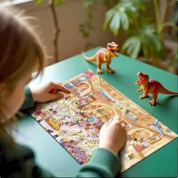 Дитячий віммельпазл "Музей Природи" DoDo Toys 300639, 150 елементів - мініатюра 5