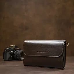 Чоловічий шкіряний клатч GRANDE PELLE 22х13,5х2,5 см sum0015563 - мініатюра 6