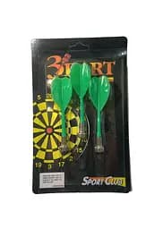 Дротики для дартса Sport Club магнитные С 60337 3 штуки, в блистере (6900067603371) Зеленый