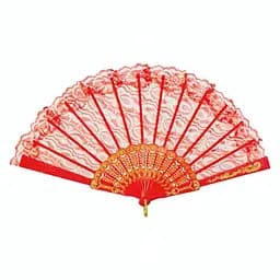 Віяло Кармен гіпюрове