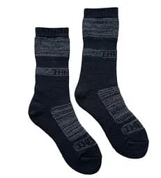 Женские зимние носки "Термо" черно-серые 221003