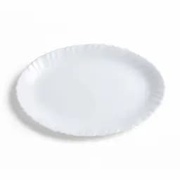 Блюдо овальне Luminarc Feston біле склокераміка 33 см (Q0891)