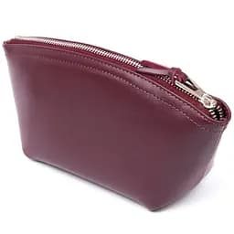 Жіноча косметичка зі шкіри Amelin Grande Pelle 11300 сливова - мініатюра 2