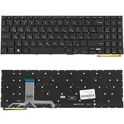 Клавіатура для ноутбука ASUS (X1502 series) rus, black, без фрейма, підсвічування клавіш