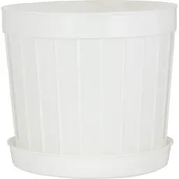 Вазон для квітів Ekodeo 2.5 л білий (P88907WH)