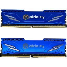 Модуль пам'яті ATRIA DDR4 16Gb (2x8) 3200MHz Fly Blue UAT43200CL18BLK2/16 (UAT43200CL18BLK2/16) Б/в