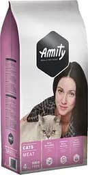 Сухий корм для котів із міксом м'яса Amity Eco Line Cat Meat 4 кг