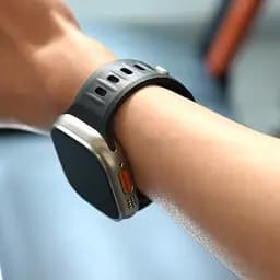 Ремінець BlueO Fluoro Rubber Sport для Apple Watch 42(ser.1-3)/44/45/46/49mm Black - мініатюра 4