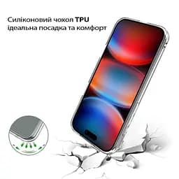 Чохол до мобільного телефона BeCover Apple iPhone 17 Pro Max Transparent (713763) - мініатюра 4