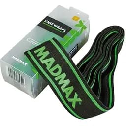 Бинты на колени MAD MAX MFA 299, Black/Green