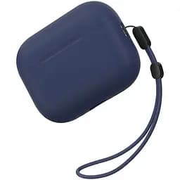 Силіконовий футляр BlueO Liquid silicone для навушників Airpods Pro 2 Deep Blue
