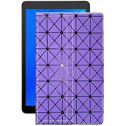 Чохол StatusCASE з екошкіри для планшету Alcatel 1T 10 (8082) 10.1 Фіолетовий ромб