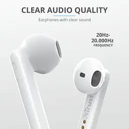 Навушники Trust Primo Touch True Wireless Mic White (23783_Trust) - мініатюра 10