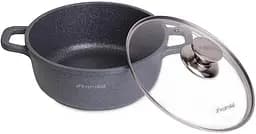Каструля Kamille Landes Grey 6.5л з литими алюмінієвими ручками Ø28х12,5 см kuh0011242 - мініатюра 2