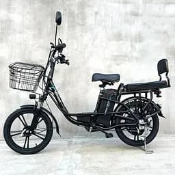 Електровелосипед Green Giant U18" 600W 48V 16Ah + розкладний багажник сидіння чорний - мініатюра 2