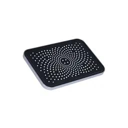 Верхний душ Qtap Hlavova 260x180 мм прямоугольный QTHLA107CRM45784 Chrome/Black, Черный матовый