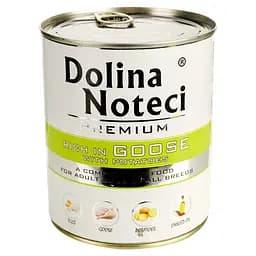 Влажный корм для собак Dolina Noteci Premium с гусем и картофелем 800 г