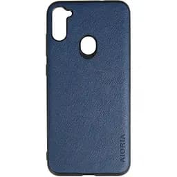 Чохол Aioria Cross Pattern Case для Samsung Galaxy A11/M11 Blue