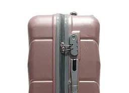 Валіза велика L ABS-пластик Milano bag 147M 76×51×31см 115л Рожеве золото
