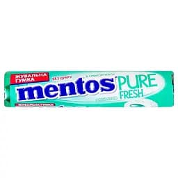 Гумка жувальна PERFETTI VAN MELLE Mentos Purefresh Roll Перцева м'ята 15.75 г