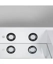 Дзеркало Мойдодир з шафкою СТ-60 з яскравою LED-підсвіткою, Білий - мініатюра 4