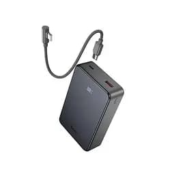 Зовнішній акумулятор HOCO J170A Starlight 22.5W+PD20W fully compatible power bank with cable(20000mAh) Metal Gray - мініатюра 5