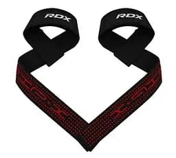 Лямки для тяги RDX S4 Gym Cotton Gel Straps Black Plus (WAC-S4B+)