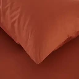 Простирадло на резинці з наволочкою Penelope - Laura brick red цегляний 100x200+50x70 - мініатюра 2