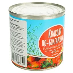 Квасоля Хуторок по-болгарськи в томатному соусі 410 г - мініатюра 3
