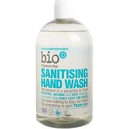 Органічне дезінфікуючий рідке мило Bio-D Sanitising Hand Wash Fragrance Free без запаху 500 мл